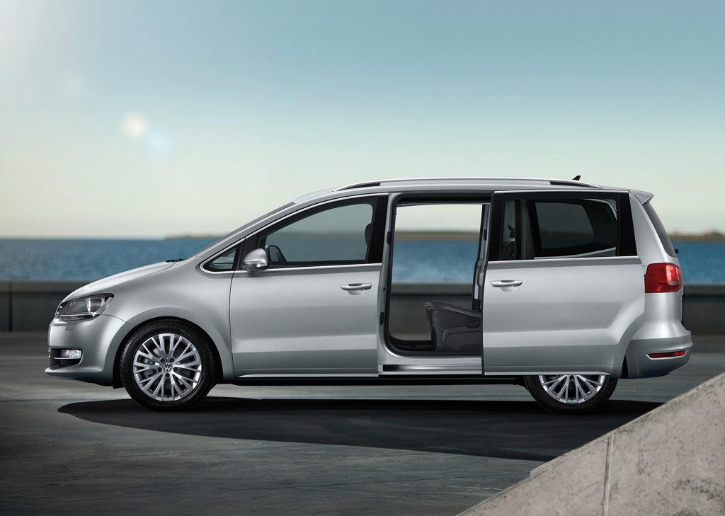 VW Sharan sliding door